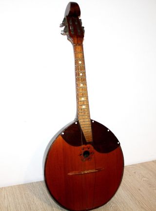 Vintage Domra Prima 4 String Wooden Guitar Vintage Musical Instrument Master