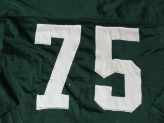 VINTAGE Sand Knit Football Jersey Adult Extra Large Green Yellow Packers 50s 60s 9
