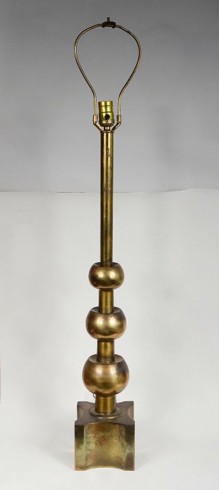 Vintage Stiffel Ball Lamp Hollywood Regency Tommi Parzinger Style Mid Century
