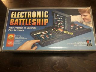 Vintage 1982 Electronic Battleship Milton Bradley Rare