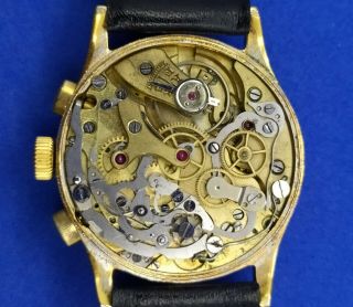 Rare Vintage Heuer Chronograph Landeron 13 Men Swiss Watch 1901 - 1949 9