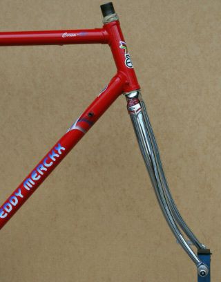 Vintage Eddy Merckx Corsa - 01 dedacciai Zero Uno OS steel frame frameset 56cm 2
