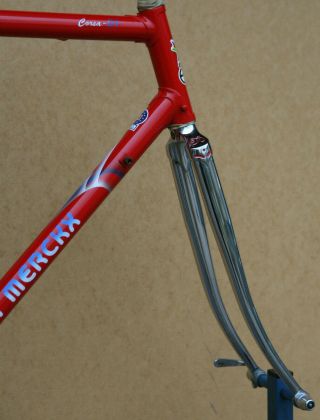 Vintage Eddy Merckx Corsa - 01 dedacciai Zero Uno OS steel frame frameset 56cm 6