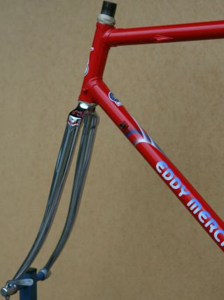 Vintage Eddy Merckx Corsa - 01 dedacciai Zero Uno OS steel frame frameset 56cm 9