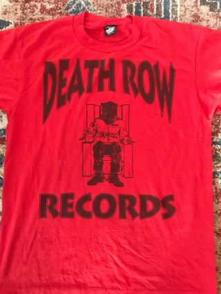 VTG 90’s Death Row Records Rap Tee Shirt L Tupac 2pac Snoop Dogg Wu Tang Biggie 2