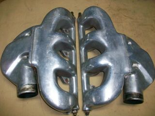 Berkeley Ford 429 - 460 Pack A Jet Marine Exhaust Manifolds/risers " Rare " H - 2985