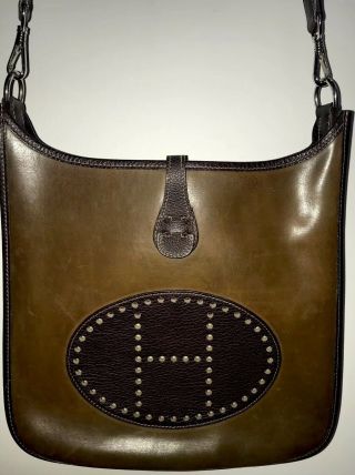 Hermes Authentic Evelyne Amazonia Pm Unique Vintage Shoulder Bag