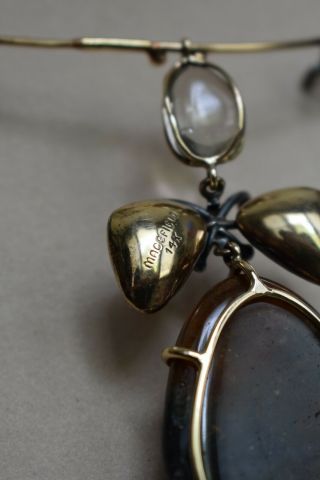 Vintage Macefield 14K Choker - Mid - Century Modernist Jewelry 8