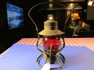 Vintage N.  Y.  N.  H.  & H.  R.  R.  Lantern Adams West Lake Lantern