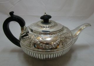 Antique Georgian Sterling Silver Teapot,  538 Grams,  1830