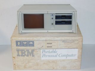 Vintage Ibm Model 5155 Portable Personal Computer Desktop Pc Made In Usa