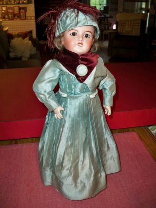 Antique French 16 " Mon Cheri Bisque Head Composite Body Doll