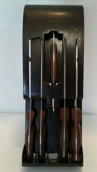 Vtg Set Of 5 Cutco Cutlery Knives,  Tray Models 20 22 23 24 25 Vintage