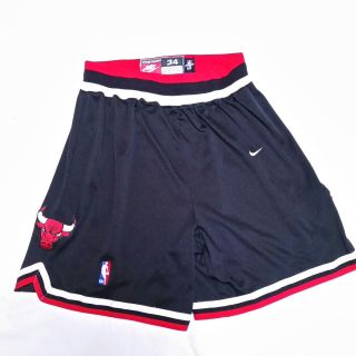 Authentic Vtg Nike Fit Pro Cut On Court Chicago Bulls Nba Jordan Shorts Sz 34