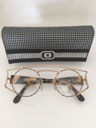 Rare Vintage Neostyle Superstar 1 C.  535 Gold & Tortoise Eyeglasses Germany