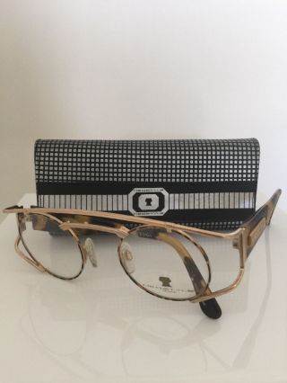 Rare Vintage Neostyle Superstar 1 C.  535 Gold & Tortoise Eyeglasses Germany 2