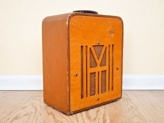1940s Vega Commander Vintage Tube Amp W/ Birdseye Maple Face,  Jensen 10 " Speaker