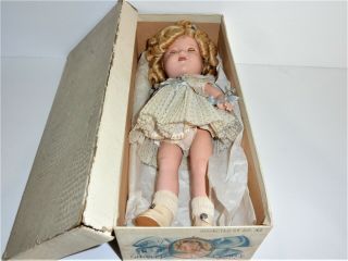 Ideal Shirley Temple Composition Doll W/ Box