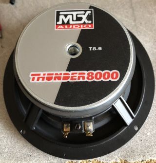 Old School Mtx Audio Thunder 8000 T8.  6 2 - Way Component Speakers,  Rare,  Vintage