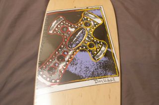Vtg Ray Underhill Cross Powell Peralta Skateboard Deck NOS 1990 Tony Hawk 2
