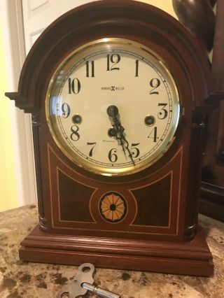 Vintage Howard Miller Mantel Clock Barrister Model 613 - 180