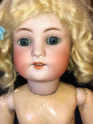Vintage Antique Simon & Halbig Gb 24 " Composition Bisque Doll