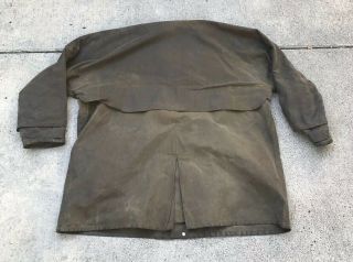 Vintage C.  C.  Filson Mens Hunting Work JACKET Oil Tin Cloth Waxed Size 3XL Men ' s 8