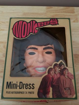 Vintage Davy Jones Of The Monkees Halloween Mask