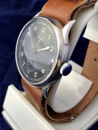 Stowa RLM Very Rare German WWII Military Wrist Watch Circa 1940s 4