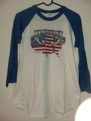 Vintage Orig Alabama 1982 Concert Tour T - Shirt Dead Stock Size Xl Rare