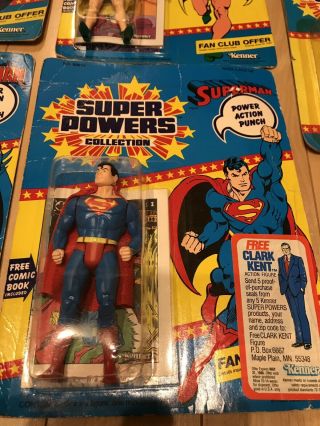 Rare Vintage Kenner Powers Superman And Robin Moc