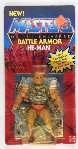 Mattel Toys Motu He - Man Masters Of The Universe Vintage Battle Armor C - 8,  Rare