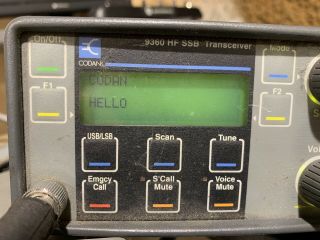 Rare Codan 9360 HF SSB HAM Radio Transceiver With Remote Head And Mic 3