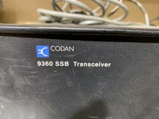 Rare Codan 9360 HF SSB HAM Radio Transceiver With Remote Head And Mic 8