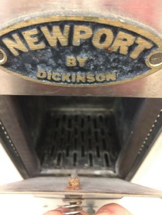 Vintage Solid Fuel Heater for Newport By Dickinson Marine Rare 3