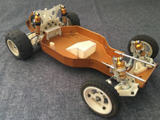 Team Associated Rc10 Gold Pan Vintage Buggy Upgraded Axles Ae