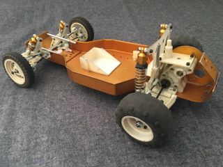 Team Associated RC10 Gold Pan Vintage Buggy Upgraded Axles AE 3