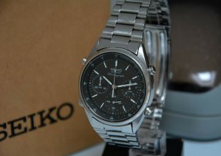 Vintage Seiko 7a28 - 702a Chronograph Watch " James Bond " Model