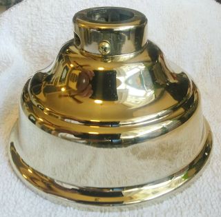Hunter Antique Vintage Ceiling Fan Canopy Bright Brass In