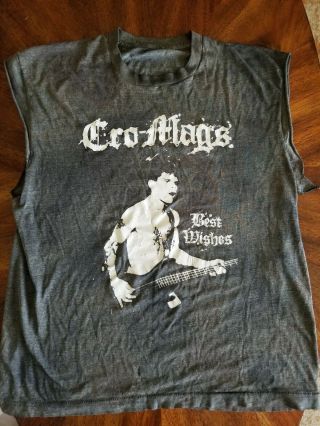 Cro Mags T Shirt - Vintage,  Distressed,  One Of A Kind
