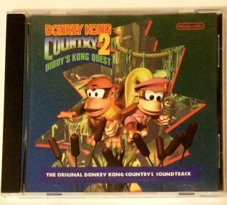 Very Rare Donkey Kong Country 2 Soundtrack Diddys Kong Quest 1994 Cd