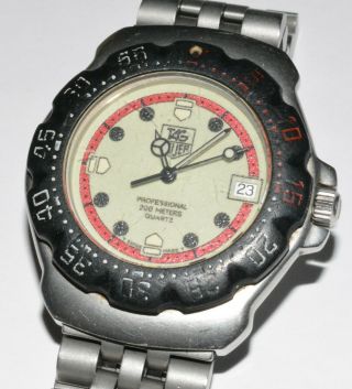 Vintage Tag Heuer Formula 1 35mm Wrist Watch With Stainless Steel Band Wa1211