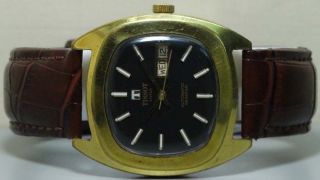 Vintage Tissot Seastar Automatic Date Swiss Wrist Watch S363 Old Antique