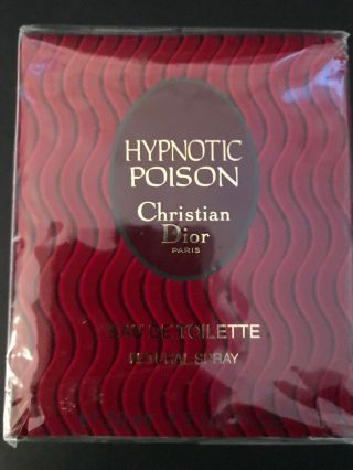 Hypnotic Poison Christian Dior Edt Spray 1.  7 Oz Vintage Versio Nib Rare
