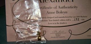 Anne Boleyn Madame Alexander Ltd Ed Tudor Queen Series 2010 VHTF RARE 10