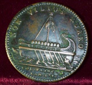 Breton 515,  Franco American Jeton - Rare Coin - 1755 French Colonies