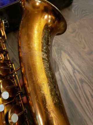 Vintage Buescher Aristocrat Tenor Saxophone 1939 - 1940 12
