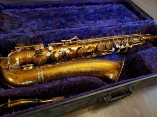 Vintage Buescher Aristocrat Tenor Saxophone 1939 - 1940