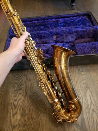 Vintage Buescher Aristocrat Tenor Saxophone 1939 - 1940 2