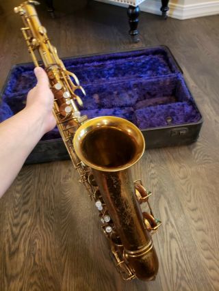 Vintage Buescher Aristocrat Tenor Saxophone 1939 - 1940 3